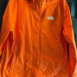 The North Face Women's Bright Orange rain Jacket